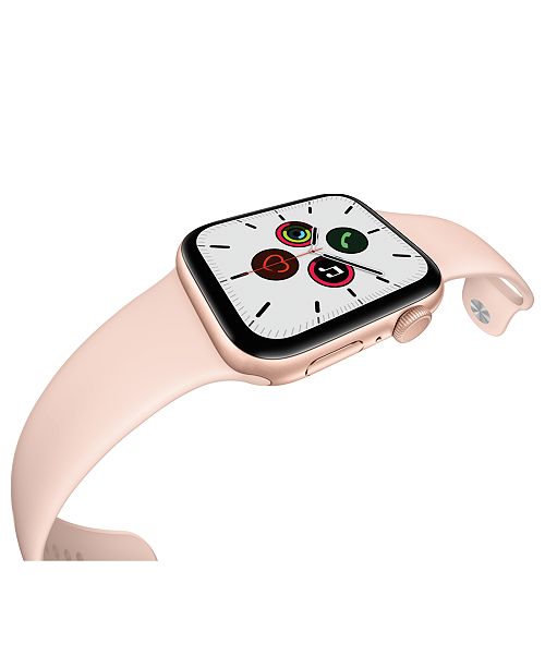 Apple Watch Series 5 GPS, 44mm Gold Aluminum Case with ...