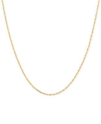 Macy's 14k Yellow Gold Necklace, 16