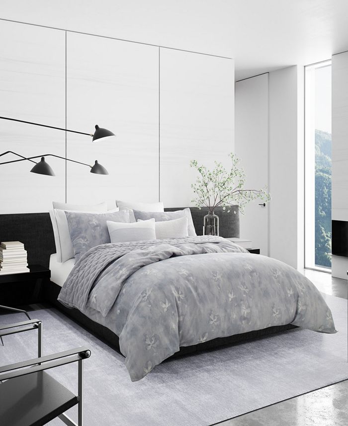 Vera Wang Ghost Flower King Duvet Cover Macy's