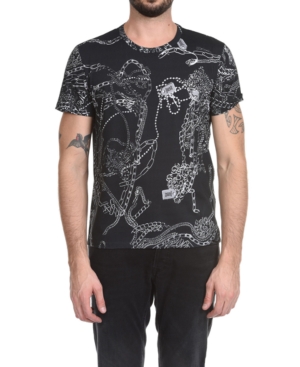 Just Cavalli Men's Chain Graphic T-shirt In Black Multi | ModeSens