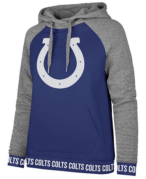 47 Brand Women S Indianapolis Colts Revolve Hooded Sweatshirt