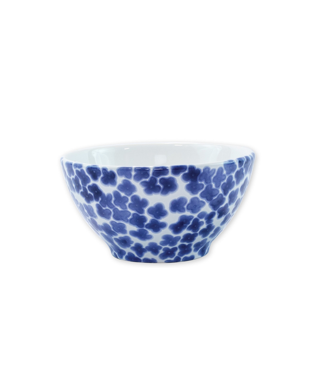 Santorini Flower Cereal Bowl - Blue