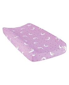 Unicorn Moon Flannel Changing Pad Cover