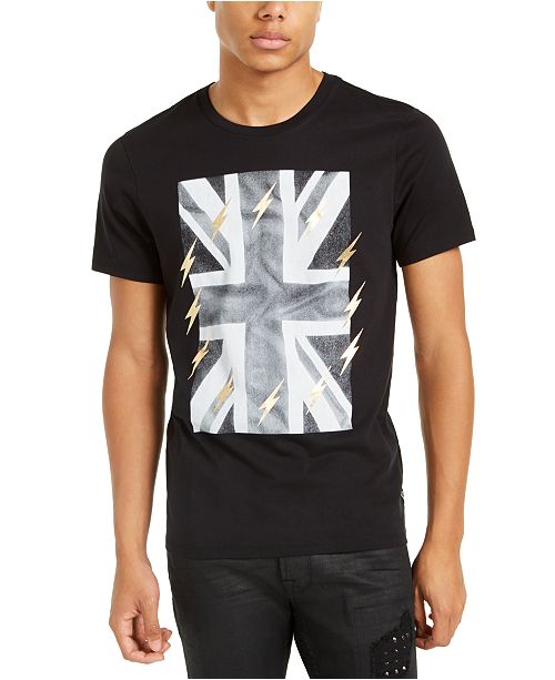 Guess Men S Union Jack Graphic T Shirt Reviews Men Macy S