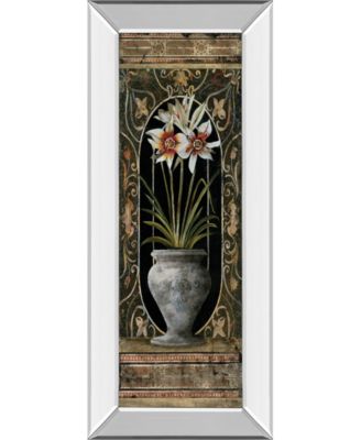 Blanco Botanical II by Douglas Mirror Framed Print Wall Art, 18" x 42"