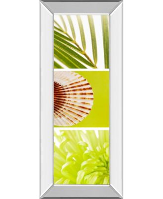 Facets of Spring I by Irena Orlov Mirror Framed Print Wall Art, 18" x 42"