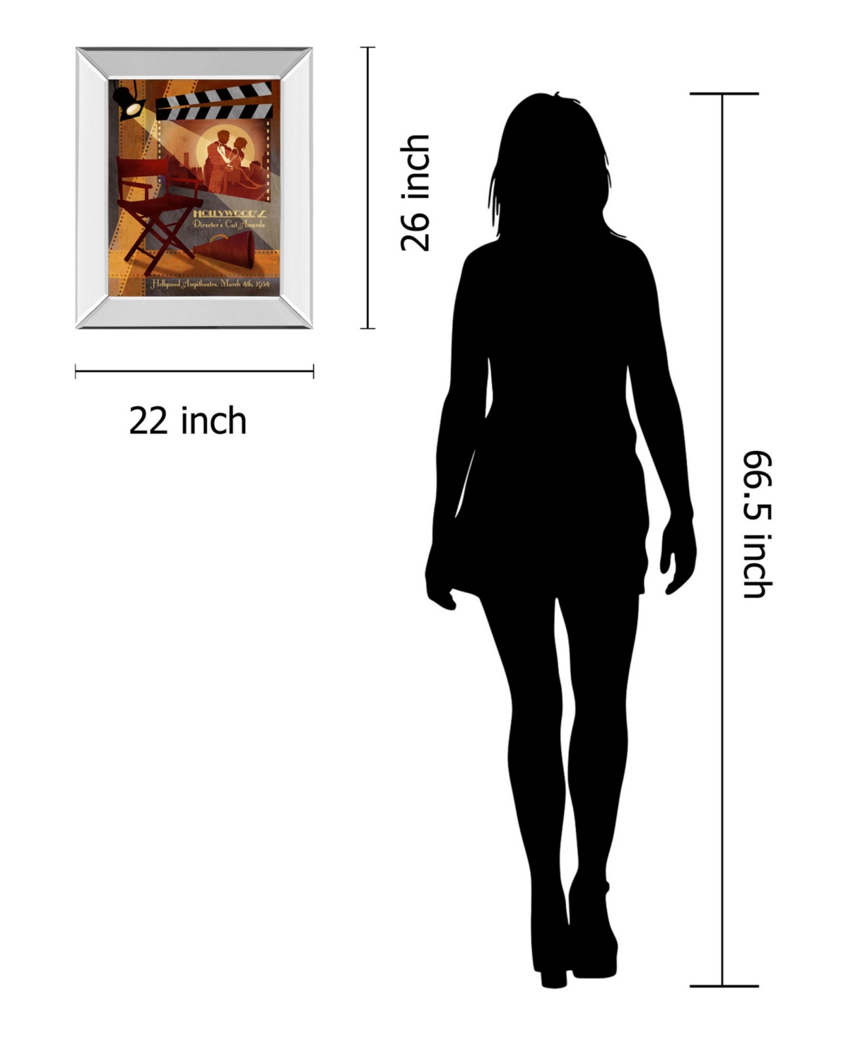 Classy Art Director's Cut Awards by Conrad Knutsen Mirror Framed Print Wall Art,