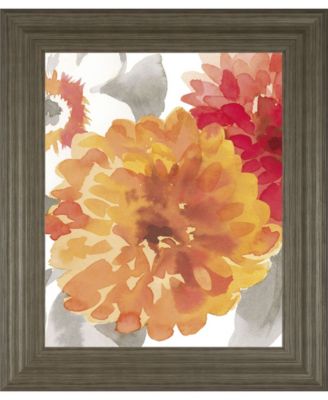 Peach Flower II by Sandra Jacobs Framed Print Wall Art, 22" x 26"