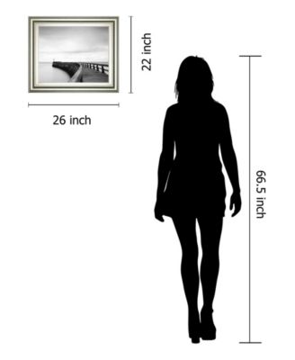 Into The Mist by Papiorek Framed Print Wall Art, 22" x 26"