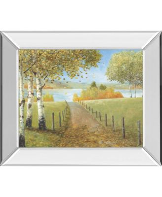 Rural Route I by A. Fisk Mirror Framed Print Wall Art, 22" x 26"