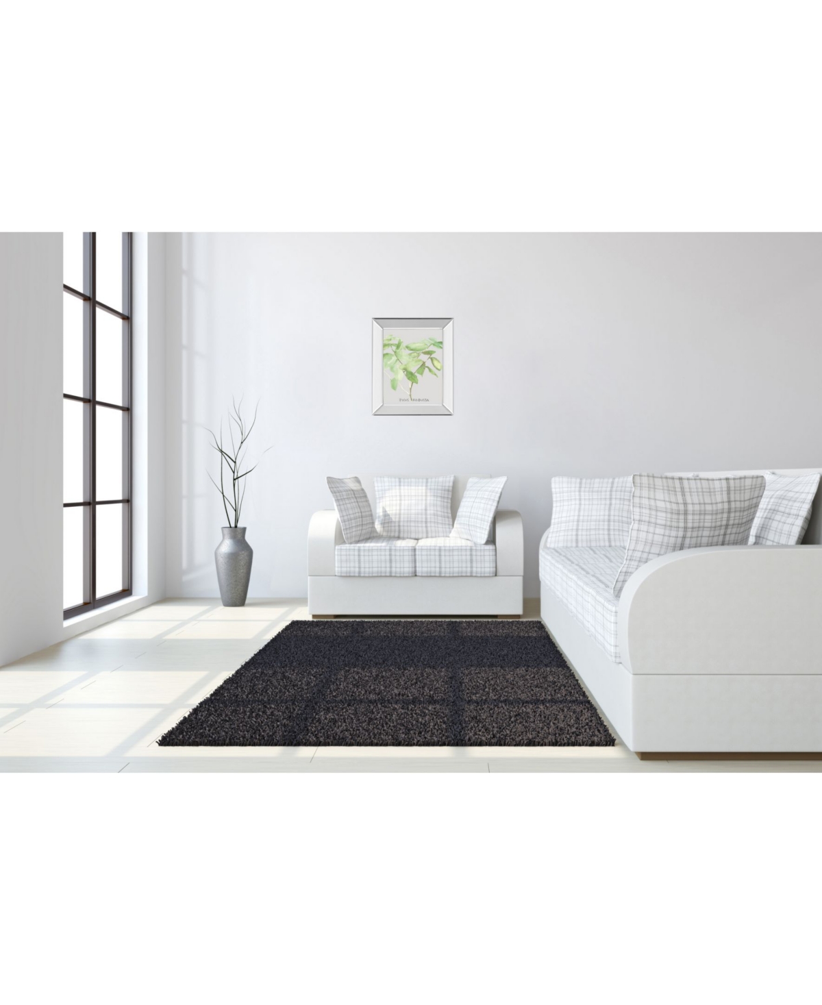 Classy Art Ficus Robusta by Katrien Soeffers Mirror Framed Print Wall Art,