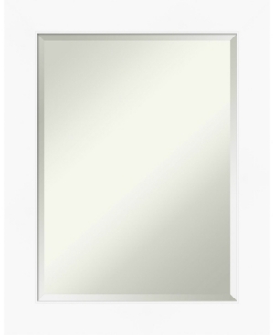 Amanti Art Cabinet Framed Bathroom Vanity Wall Mirror, 23.38" X 29.38" In White