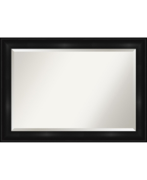 Amanti Art Grand Framed Bathroom Vanity Wall Mirror, 41.75" X 29.75" In Black