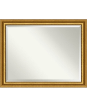 Amanti Art Parlor Gold-tone Framed Bathroom Vanity Wall Mirror, 45.62" X 35.62"