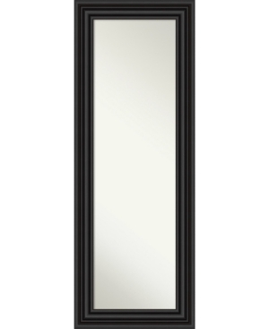 Amanti Art Colonial On The Door Full Length Mirror, 19.75" X 53.75" In Black