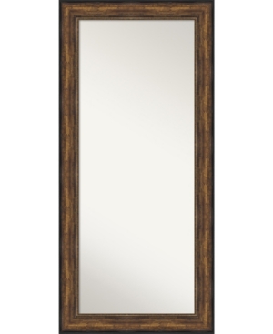 Shop Amanti Art Ballroom Framed Floor/leaner Full Length Mirror, 31.5" X 67.50" In Bronze