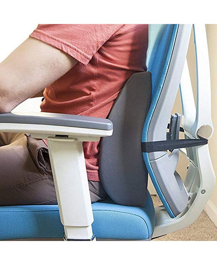 DMI RelaxABac Lumbar Back Support Cushion Pillow with Insert and