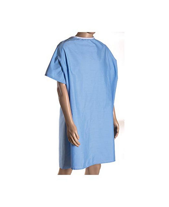 DMI Easy Access Patient Hospital Gown with Snap Shoulders Macy's