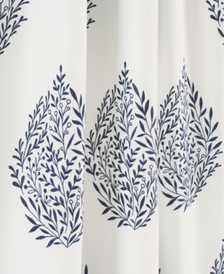 Lush Decor Teardrop Leaf Light Filtering Window Curtain Panels