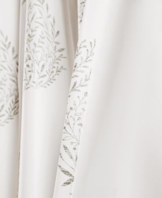 Lush Decor Teardrop Leaf Light Filtering Window Curtain Panels