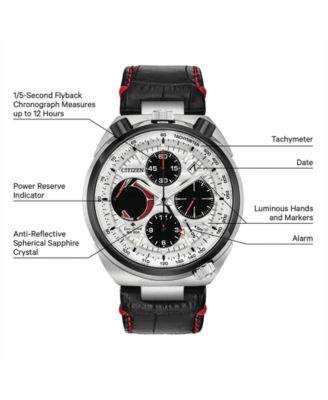 Citizen Eco-Drive Men's Chronograph Promaster Tsuno Racer Black