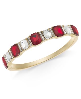 Charter Club - Multi-Stone Bangle Bracelet