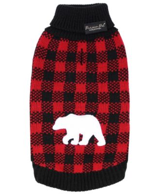 Parisian Pet Buffalo Checkered Dog Sweater - Macy's