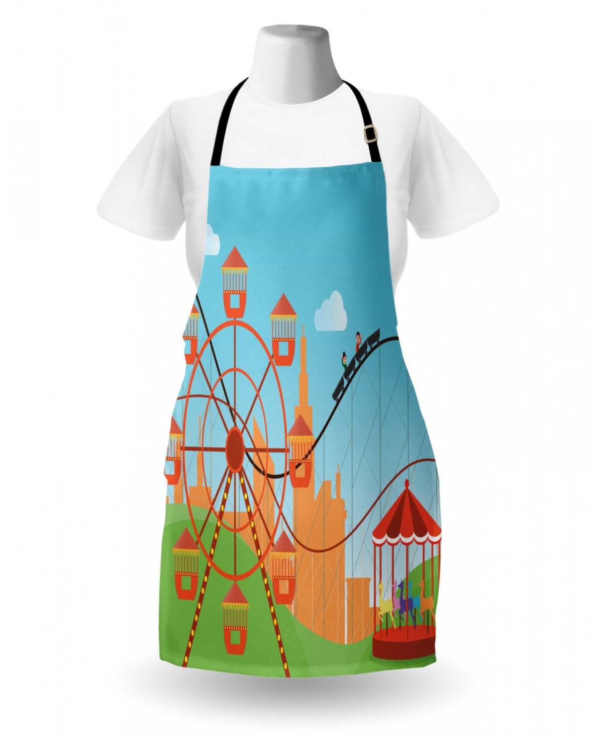 Ambesonne Ferris Wheel Apron