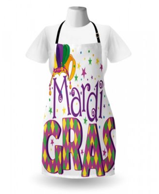 Ambesonne Mardi Gras Apron