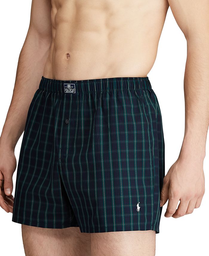 Polo Ralph Lauren Men's Woven Boxer - Macy's