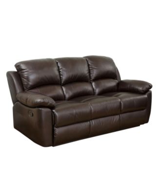 Furniture - Simone 88" Leather Recliner Sofa