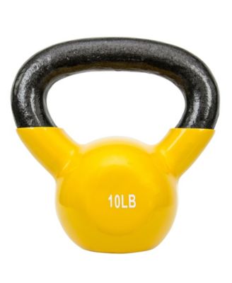 Vinyl Color Coated Kettle Bell - 5, 10, 15, 20, 25 Pound Option