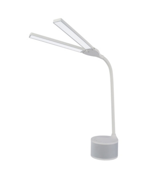 Ottlite Dual Shade Led Lamp With Bluetooth Speaker Usb In White