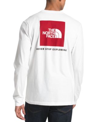 red box tee north face