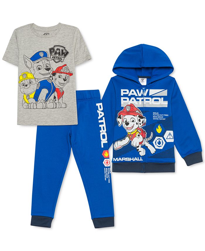 Marshall Toddler/Little Kid Size 6 Nickelodeon Paw Patrol Boys 2-Piece Pull Over Fleece Hoodie and Sweatpant Set
