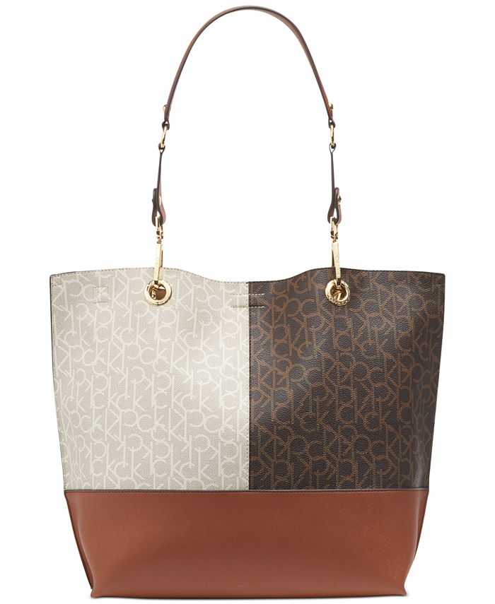 Macy's calvin klein reversible tote store