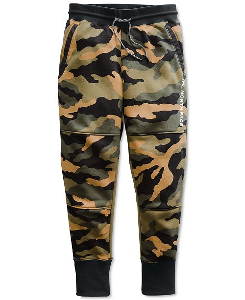The North Face Men's NSE Standard-Fit Camouflage Fleece Pants & Reviews ...