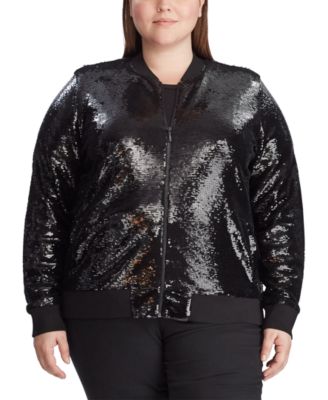 Ralph 2024 Lauren Sequin Bomber Jacket