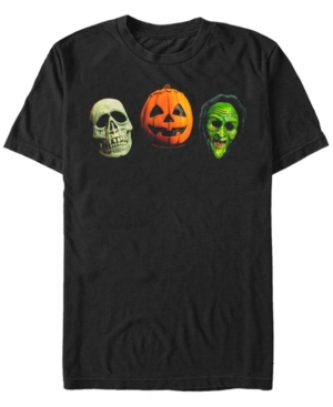Fifth Sun Halloween 3 Silver Masks Men's Short Sleeve T-shirt