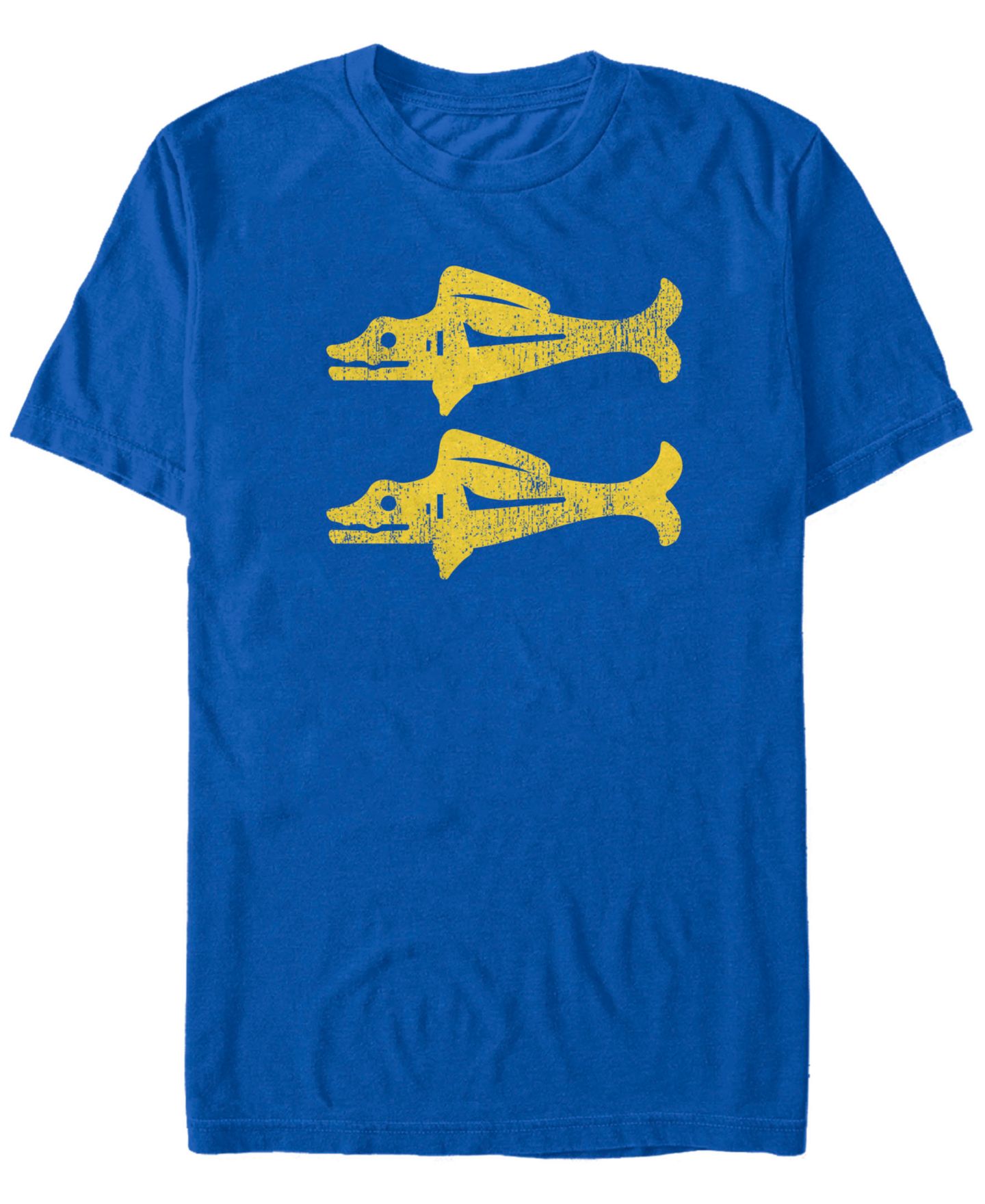 Мужская футболка Fifth Sun Nickelodeon Legends of the Hidden Temple Double Barracuda Short Sleeve, цвет: Королевский синий — фото 1