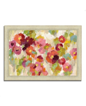 Tangletown Fine Art Coral and Emerald Garden I by Silvia Vassileva Framed Painting Print 42