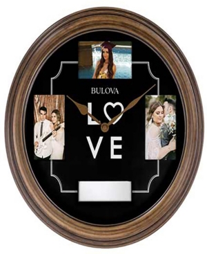 Bulova Keepsake Wall Clock In Brown
