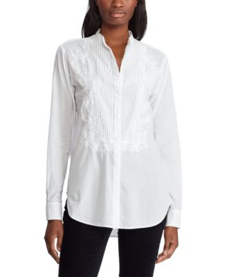 macy's ralph lauren women's blouses