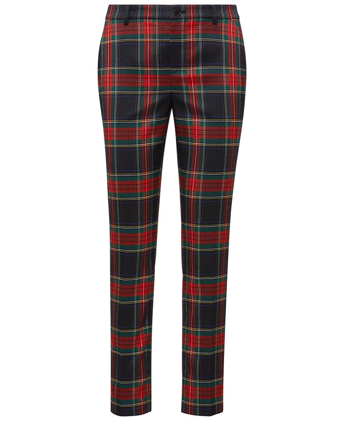 Lauren Ralph Lauren Petite Plaid Suit Pants, Created for Macy's ...