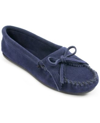 navy blue flats wide width