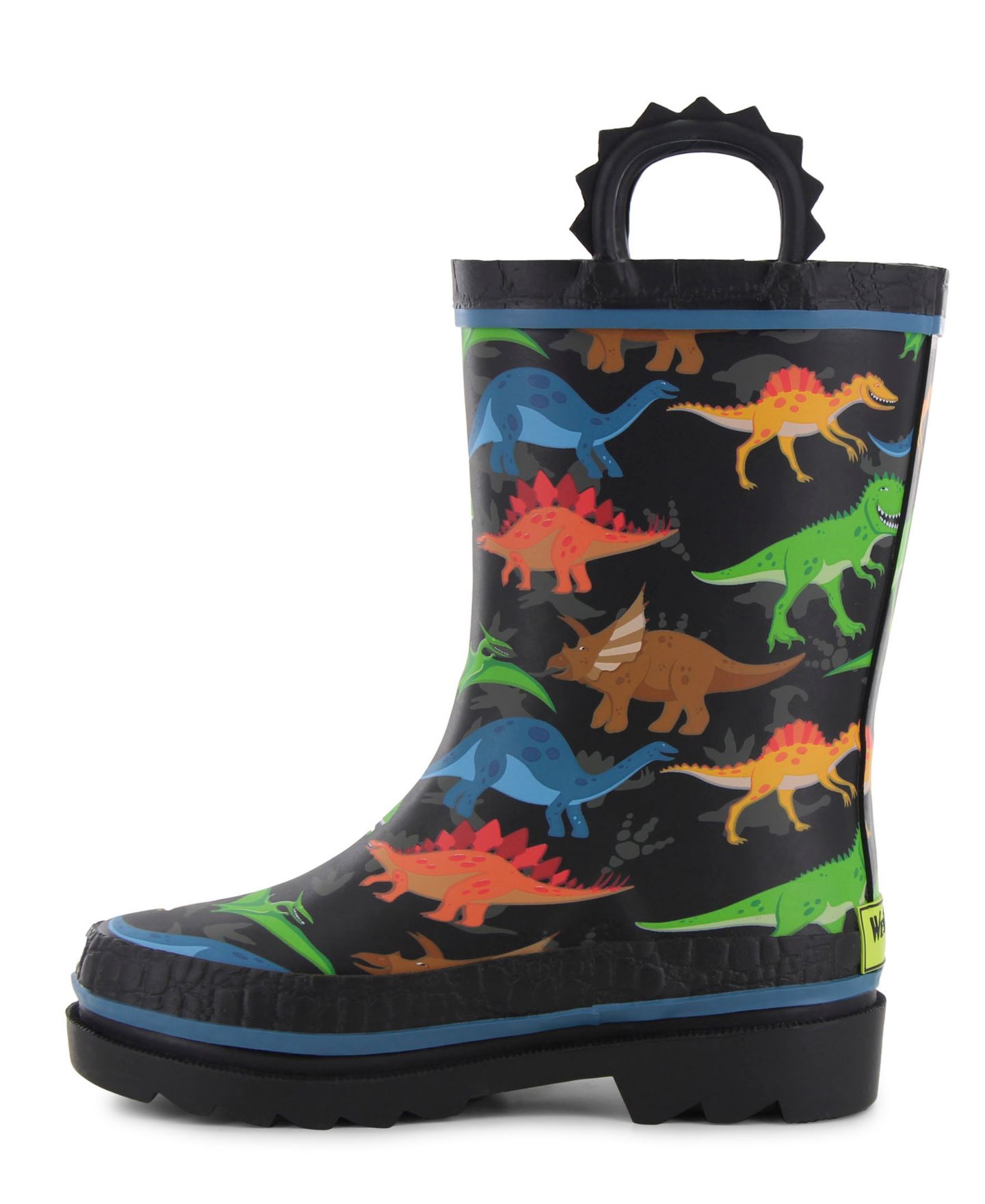 Детские ботинки Western Chief Big Boys (4 to 12) Dinosaur World Rain Boot, цвет: Чёрный — фото 3