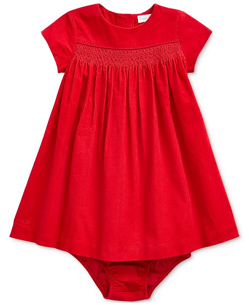 Polo Ralph Lauren Baby Girls Corduroy Dress Bloomer Reviews All Girls Dresses Kids Macy S