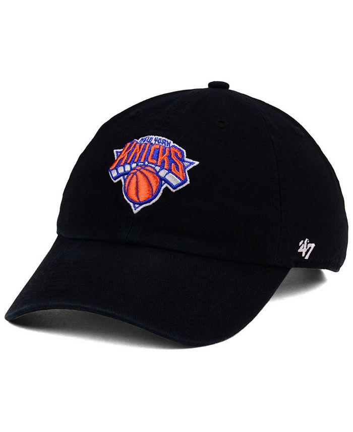 '47 Brand New York Knicks CLEAN UP Strapback Cap - Macy's