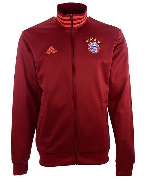 Adidas Men S Bayern Munich Club Team Three Stripe Track Jacket Reviews Sports Fan Shop By Lids Men Macy S