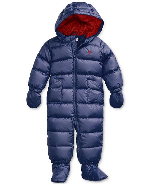 ralph lauren snowsuit baby boy